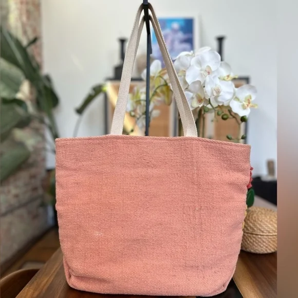 Crochet Tote Bag Colorful BIG! - Picture 5 of 12